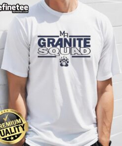 Top Granite Squad Logo T-Shirt featuring a bold graphic logo on a stylish tee, perfect for granite enthusiasts and fans.