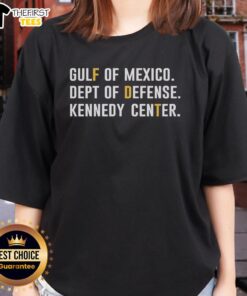 Top Gulf of Mexico Department of Defense Kennedy Center ladies' tee in vibrant colors, perfect for casual wear.