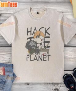 Top Hack The Peanuts Planet washed t-shirt featuring iconic Peanuts characters in a trendy design.
