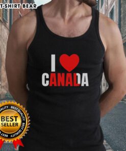 Top I Love Canada Anal Tank Top featuring a fun graphic design celebrating Canadian pride and style.