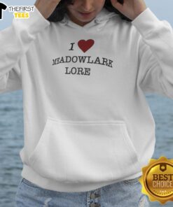 Alt Text: Cozy Top I Love Meadowlark Lore Hoodie in vibrant colors, perfect for nature lovers and casual wear enthusiasts.