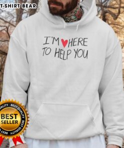 Cozy 'Top I'm in Love Here to Help You' hoodie displayed on a mannequin, perfect for casual and stylish outfits.