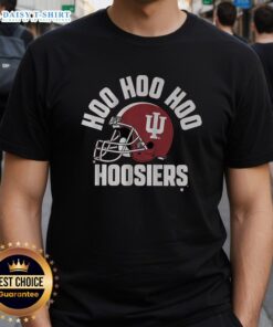 Alt Text: Top Indiana Football Hoo Hoo Hoo Hoosiers T-Shirt featuring bold team graphics and vibrant colors for fans.