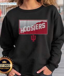 Indiana Football Hoosiers in Hollywood sweatshirt, showcasing team spirit and style for fans of IU football.