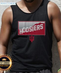 Top Indiana Football Hoosiers in Hollywood tank top featuring vibrant team colors and logo, perfect for fans.