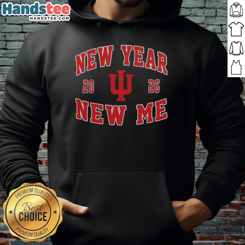 top-indiana-hoosiers-football-new-year-new-me-2026-logo-hoodie Alt Text: Indiana Hoosiers Football 2026 logo hoodie featuring New Year, New Me design for fans and supporters.