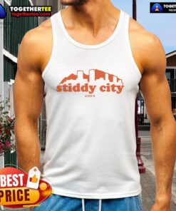 Stylish Top Jarrett Stidham Stiddy City tank top featuring a vibrant design, perfect for fans and casual wear.