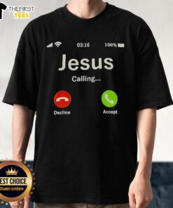 Top Jesus Calling T-Shirt featuring inspirational design and uplifting message for faith-centered apparel.