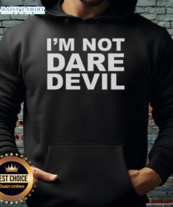 Alt Text: Jon Bernthal wearing 'I'm Not Daredevil' hoodie, showcasing a stylish casual look for fans of the actor and Marvel series.