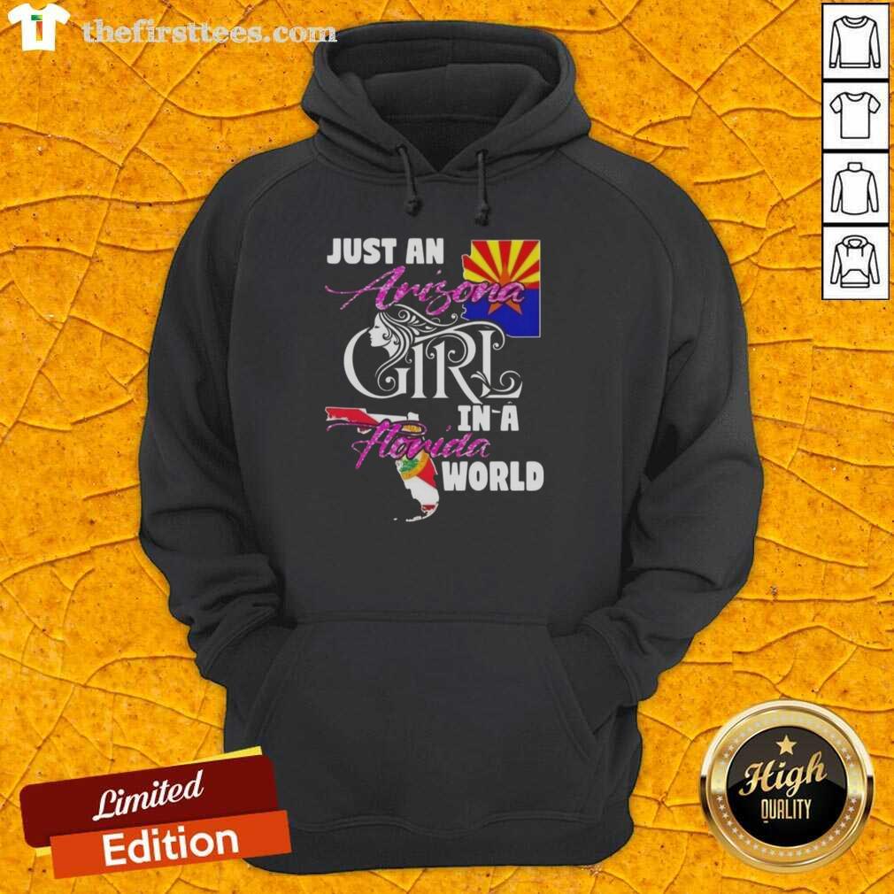 top-just-an-arizona-girl-in-a-florida-world-hoodie Alt Text: Top Just An Arizona Girl In A Florida World Hoodie, showcasing a trendy design perfect for casual wear.