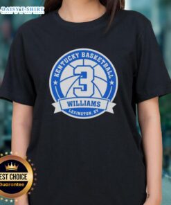 Top Kam Williams Kentucky Basketball ladies tee featuring stylish design and vibrant team colors for female fans.