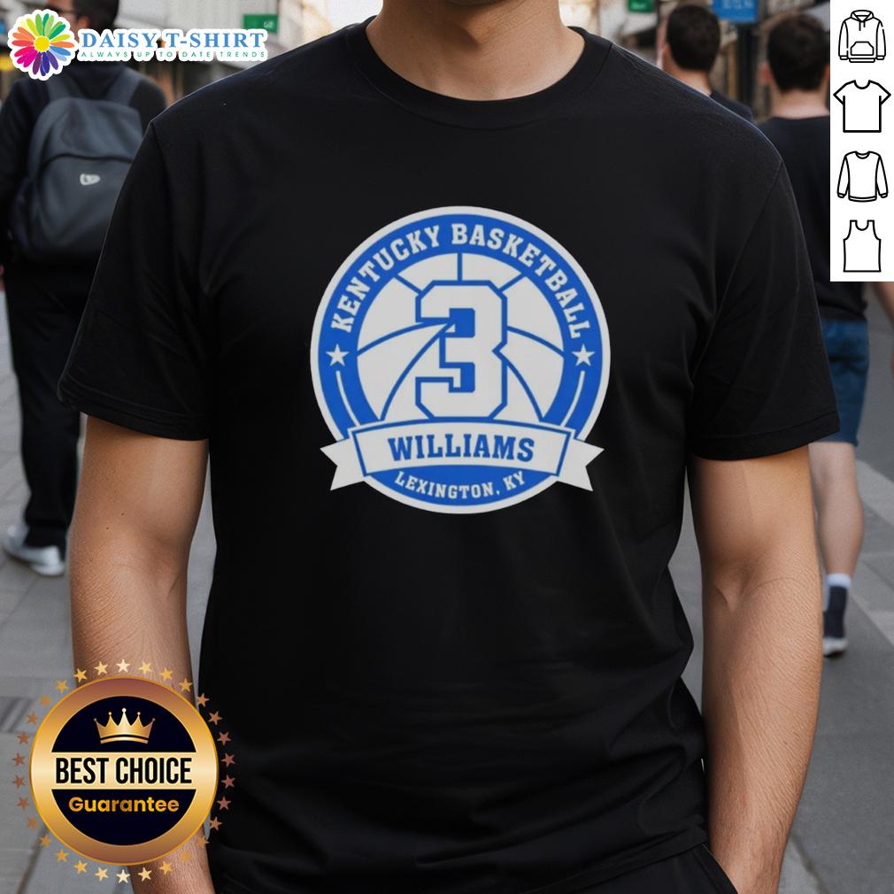 Top Kam Williams 3 Kentucky Basketball T Shirt Top Kam Williams 3 Kentucky Basketball T-Shirt featuring bold graphics and team colors for fans and athletes.