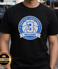 Top Kam Williams 3 Kentucky Basketball T-Shirt featuring bold graphics and team colors for fans and athletes.