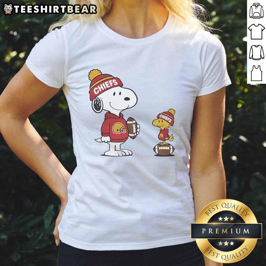 top-kansas-city-chiefs-snoopy-woodstock-football-nfl-ladies-tee Alt Text: Kansas City Chiefs Snoopy Woodstock NFL ladies tee showcasing vibrant graphics for football fans.
