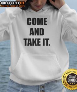 Top Kiernan Shipka Come And Take It Hoodie featuring stylish design and trendy fit for casual wear enthusiasts.