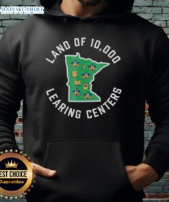 Alt Text: Quality Learning Hoodie from Top Land of 10,000 Learning Centers, featuring vibrant design and comfortable fit.