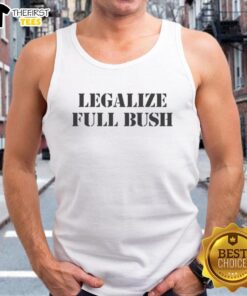 Top Legalize Full Bush Tank Top featuring a bold graphic design, perfect for summer outings and casual wear.