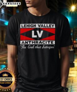 Top Lehigh Valley Anthracite T-Shirt featuring a stylish design celebrating the coal that satisfies.
