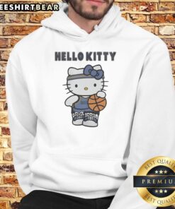 Adorable Top Memphis Grizzlies x Hello Kitty hoodie featuring playful designs, perfect for fans and fashion lovers alike.