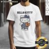 Alt Text: Top Memphis Grizzlies X Hello Kitty cute T-shirt featuring playful graphics, perfect for fans and collectors.