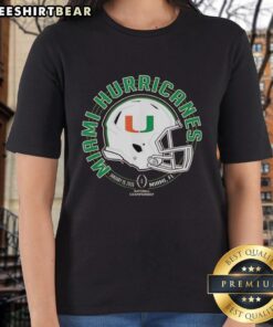 Top Miami Hurricanes CFP National Championship 2026 Ladies Tee in Miami, FL, showcasing team pride and style.