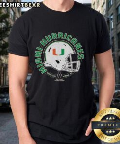 Alt Text: Top Miami Hurricanes CFP National Championship 2026 T-Shirt in Miami, FL featuring team colors and logo.