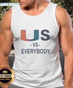 Top Miami Hurricanes vs Everybody tank top featuring bold team graphics perfect for game day and fan apparel.