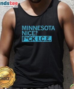 Top Minnesota Nice F*ck Ice Tank Top featuring a bold design, perfect for summer style and showing local pride.