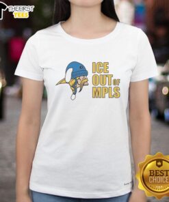 Top Minnesota Vikings ICE Out of MPLS Ladies Tee featuring stylish design and team colors for female fans.
