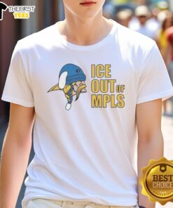 Top Minnesota Vikings Ice Out Of Mpls T-Shirt featuring bold team colors and logo, perfect for Vikings fans.