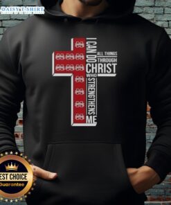 Mississippi State Bulldogs women's basketball hoodie with 'I Can Do All Things Through Christ' design, showcasing team spirit.
