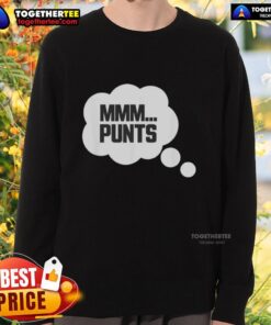 Top MMM Punts Sweatshirt featuring a stylish design, perfect for cozy wear and showcasing your love for unique fashion.