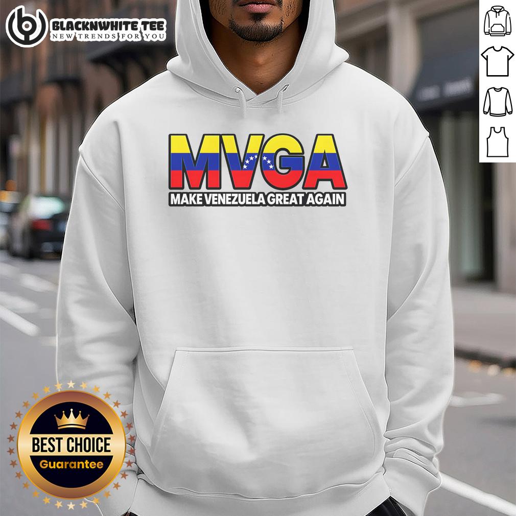 Top Mvga Make Venezuela Great Again Hoodie Top MVGA Make Venezuela Great Again Hoodie in vibrant colors, showcasing a stylish design for proud Venezuelan supporters.
