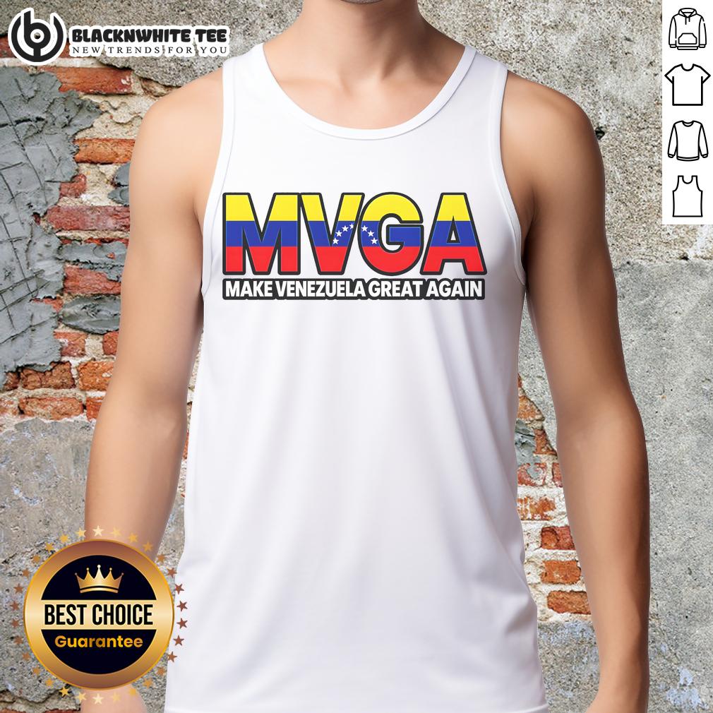 Top Mvga Make Venezuela Great Again Tank Top Top MVGA Make Venezuela Great Again tank top featuring bold graphic design, perfect for casual wear and expressing patriotism.