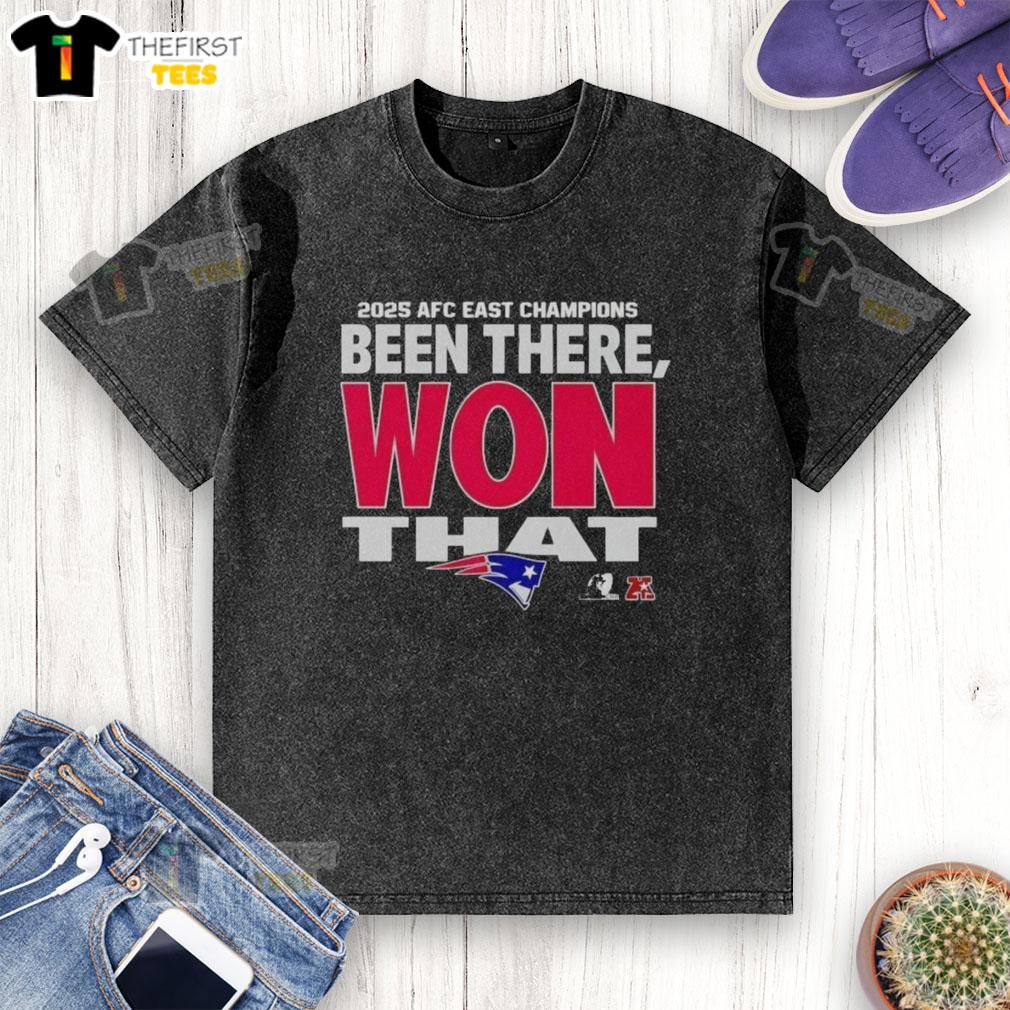 top-new-england-patriots-afc-east-champions-been-there-won-that-2025-washed-t-shirt Top New England Patriots AFC East Champions 'Been There, Won That' 2025 washed t-shirt, showcasing team pride and style.