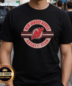 Top New Jersey Devils Surround T-Shirt featuring vibrant team graphics, perfect for fans and game day attire.