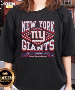 Top New York Giants heater ladies tee featuring vibrant team colors and stylish design for female fans.