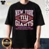 Top New York Giants Heater T-Shirt featuring vibrant team colors and logo, perfect for fans showing their team spirit.