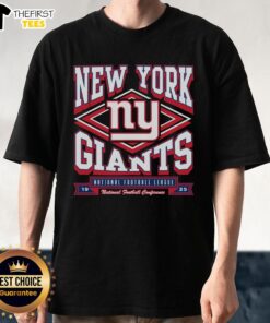 Top New York Giants Heater T-Shirt featuring vibrant team colors and logo, perfect for fans showing their team spirit.