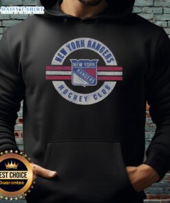 Top New York Rangers Surround Hoodie in blue, featuring team logo and comfortable fit, perfect for fans.
