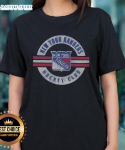 Top New York Rangers Surround Ladies Tee featuring team colors and logo, perfect for female fans of the NHL.