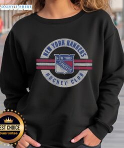 Top New York Rangers surround sweatshirt featuring team logo and vibrant colors, perfect for fans and game day apparel.
