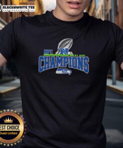 Seattle Seahawks NFC Division Champions 2025 2026 T-Shirt featuring bold team logo and vibrant design for fans.