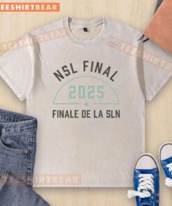 Top NSL Final 2025: SLN washed t-shirt featuring vibrant colors and stylish design for sports enthusiasts.