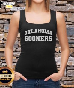 Top Oklahoma Gooners tank top featuring a stylish design, perfect for fans showing their team spirit in warm weather.
