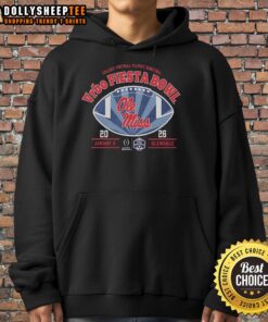 Top Ole Miss Football Fiesta Bowl hoodie featuring team colors and logo, perfect for fans supporting the Rebels.