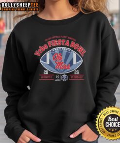 Top Ole Miss Football Fiesta Bowl sweatshirt featuring vibrant team colors and logo, perfect for game day attire.