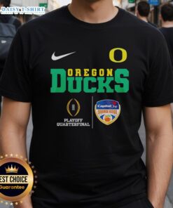 Top Oregon Ducks NCAA 2026 Cotton Bowl Champions T-Shirt showcasing team colors and logo, perfect for fans.