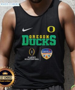 Top Oregon Ducks NCAA 2026 Cotton Bowl Champions tank top showcasing team pride and vibrant colors.