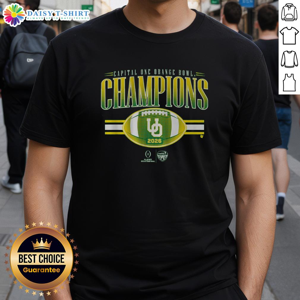 Top Oregon Football Cfp Orange Bowl Champions T Shirt Top Oregon Football CFP Orange Bowl Champions T-Shirt featuring vibrant colors and team logo for fans and collectors.